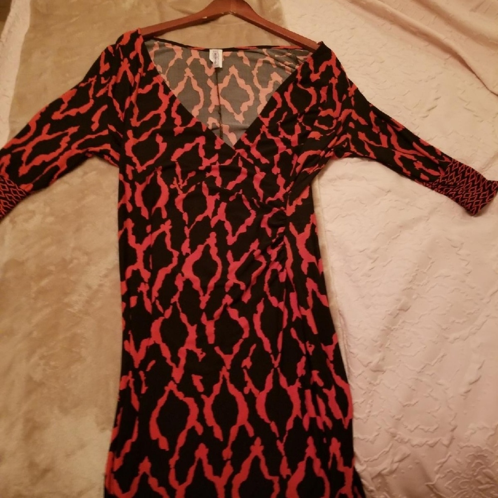 Purple Rain Orange and black Dress